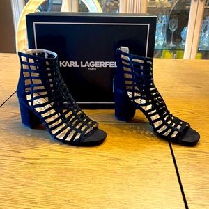 Women’s Karl lagerfeld black sandals size 8